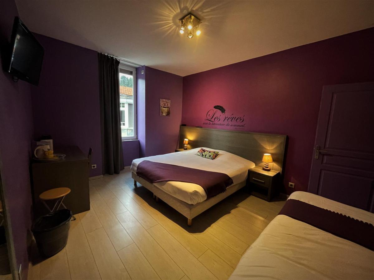 Hotel-Restaurant Des Voyageurs Le Cheylard ภายนอก รูปภาพ